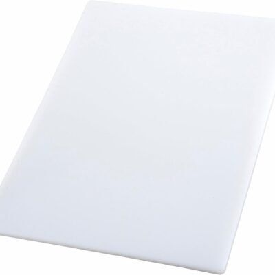 Cutting Board, 18-Inch by 30-Inch by 1/2-Inch, White,Medium