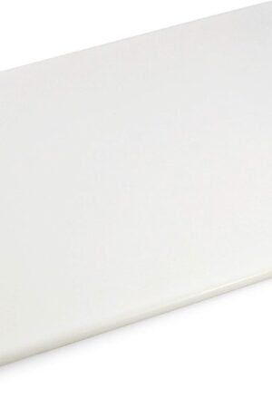Commercial Grade Plastic Cutting Board 18 x 12 x 1/2 Thick High Density White Poly,  Certified and Dishwasher Safe for Food Service