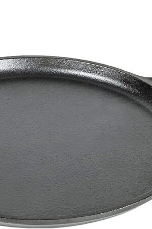 Cast Iron Round Griddle, Pre-Seasoned, 10.5-inch